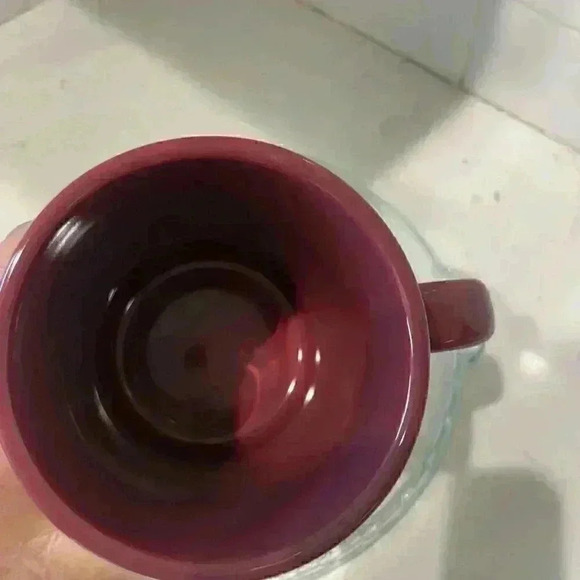 Rae Dunn "Apple Cider" Coffee / Tea Mug Red Artisan Collection by Magenta 20 oz - Picture 11 of 13